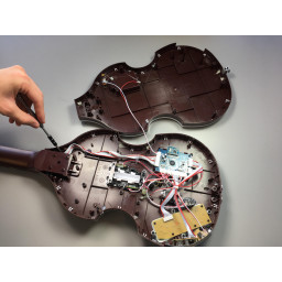 Битлз Рок Бэнд Hofner Bass Задняя Пластина Замена